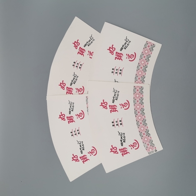 Disposable Wood Pulp Paper Cup Fan 260gsm Food Grade For Cup Making