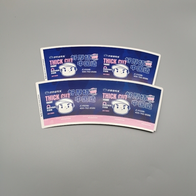 Flexo Printing Recyclable Disposable waterproof Coated Paper Cup Fan