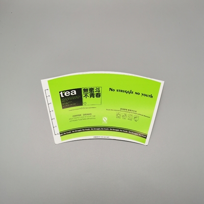 10oz Paper Cup Fan For Disposable  Hot Beverage Custom Logo