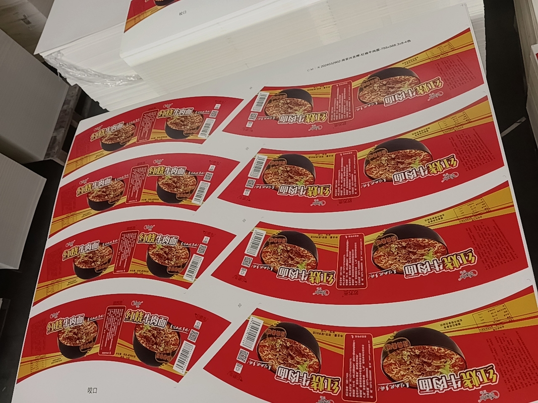 Eco friendly Food Grade Paper Cup Sheet with Film Lamination Printing