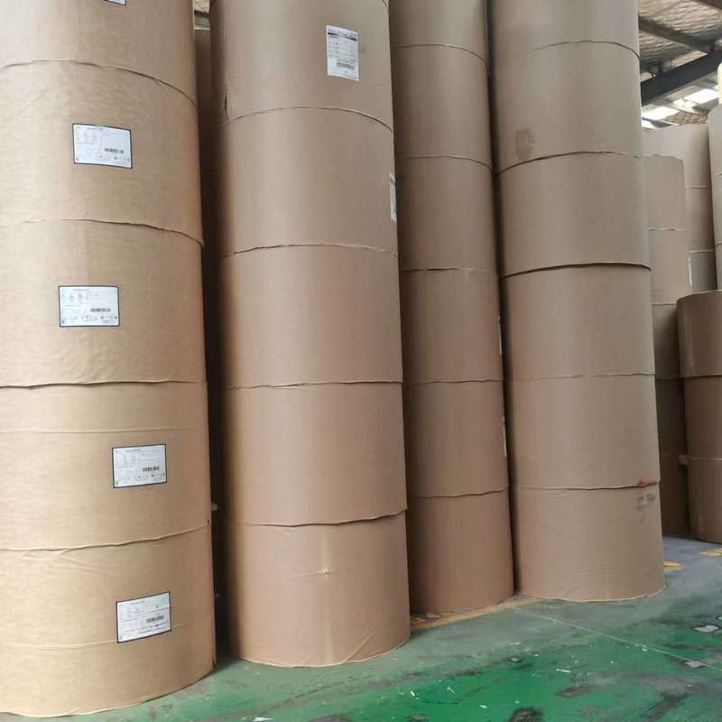 Eco-friendly Double Side PE Coated Paper Roll For Disposable Tea Cups Logo Custom