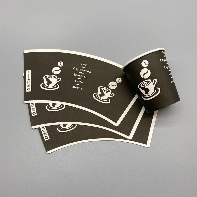 Flexo 3oz 4oz Sustainable Paper Cups For Cold Drinks