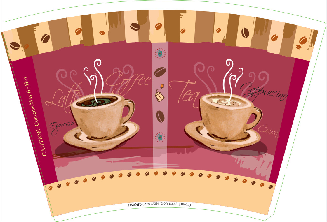 Recyclable Paper Tea Cup Raw Material 4oz PE Coated Paper Cup Sheet