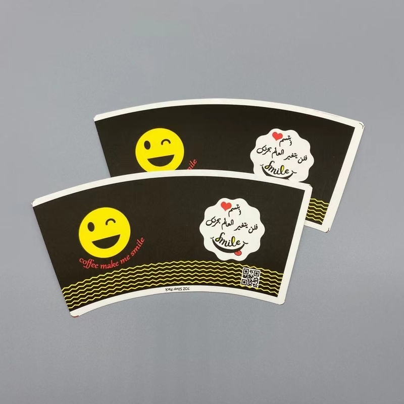 150gsm Waterproof Food Grade Paper Cup Fan Chemical Mechanical Pulp Type