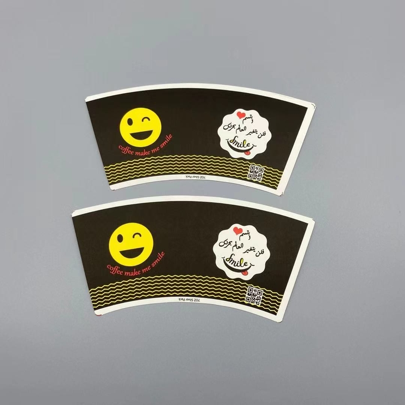 Water Based Ink 15g PE Paper Cup Fans Flexo Print 100% Virgin Paper