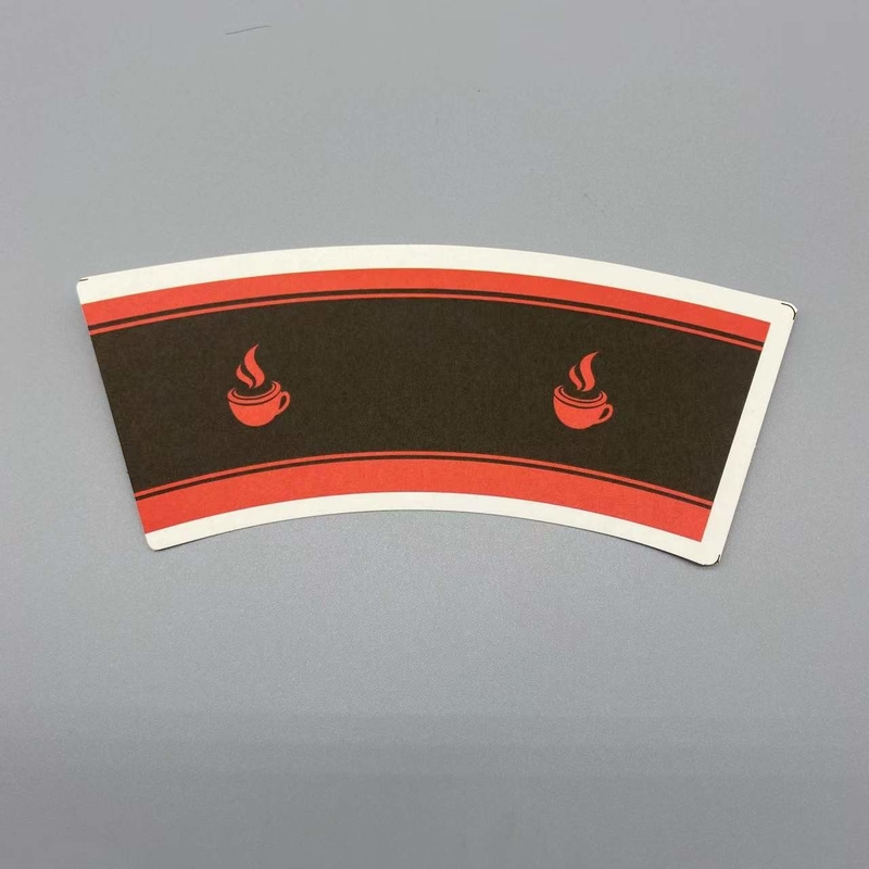 Offset Printing Waterproof Coated Paper Cup Fan Environment Friendly